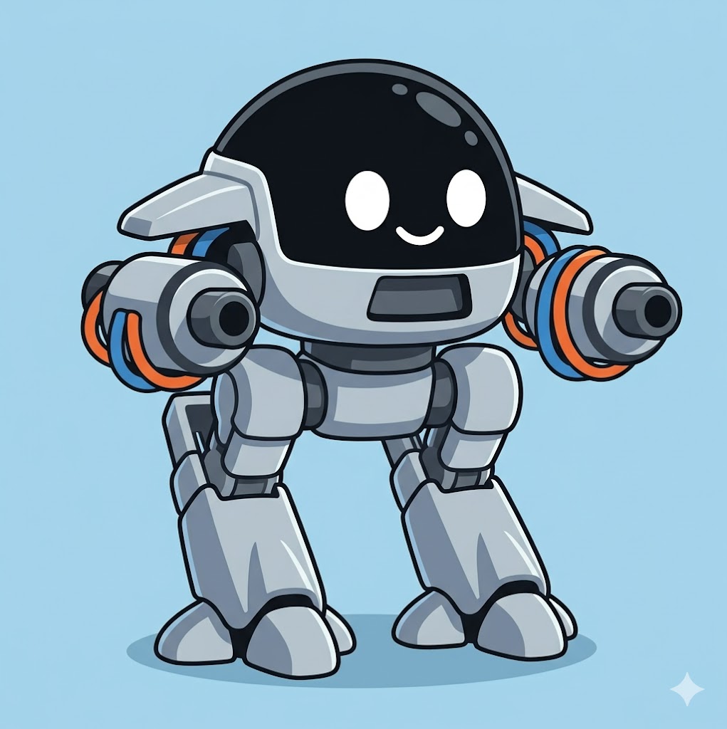 Chibi rendering of ED-209, RoboCop's defective predecessor